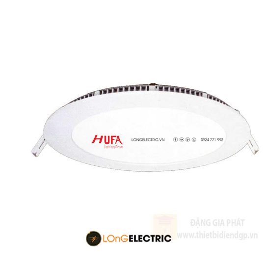 Đèn âm trần siêu mỏng, hợp kim nhôm cao cấp tròn AT-65 LED